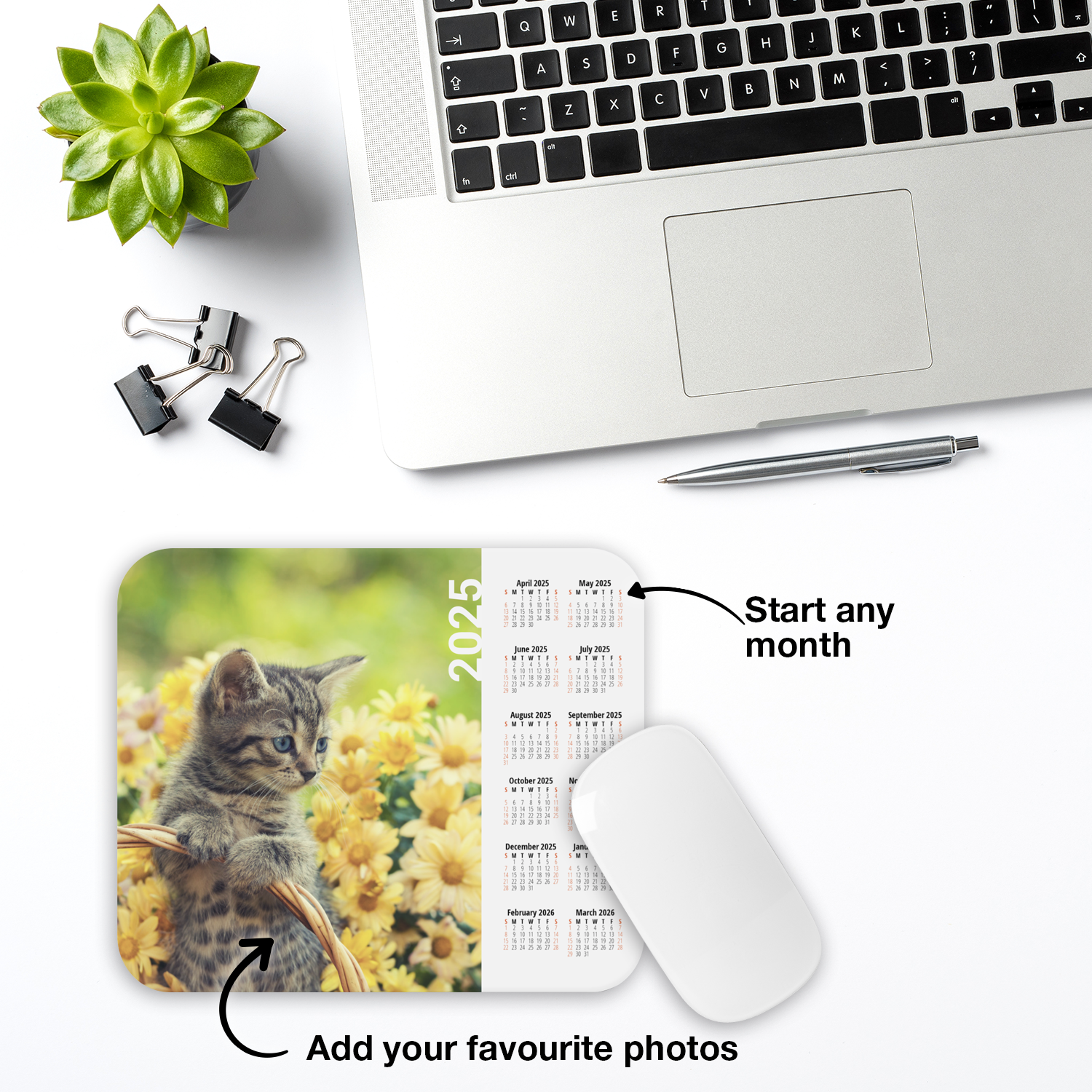 Mousepad Calendar   Fujifilm Print Life Fujifilm Print Life Personalized Photo Gift Made in Canada
