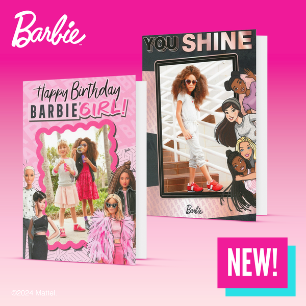 Folded Card | BARBIE™ Barbie 5x7 Greeting Card Greeting Card Fujifilm Fujifilm Print Life Personalized Photo Gift Made in Canada