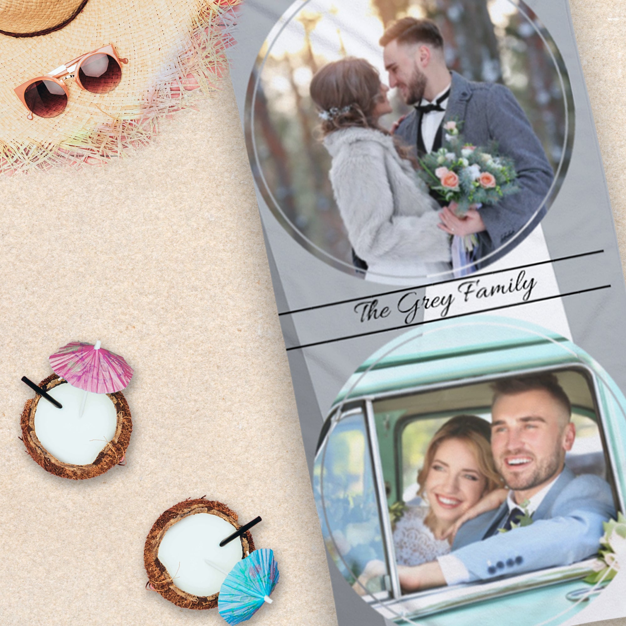Personalized Beach Towel Personalized Beach Towel - Fujifilm Printlife Canada Personalized Photo Gift Fujifilm Fujifilm Print Life Personalized Photo Gift Made in Canada
