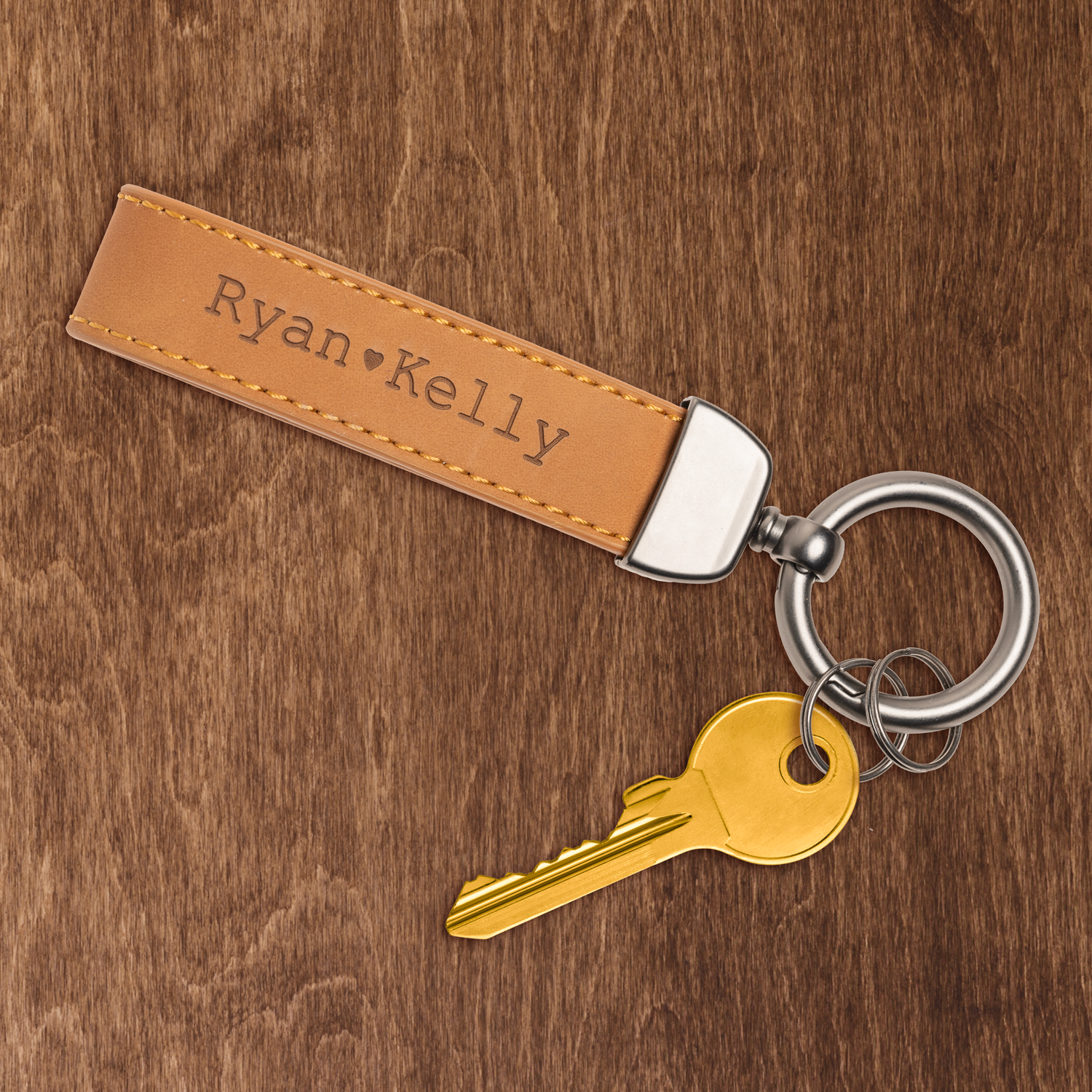 Leather Keychain Personalized Leather Keychain with Engraving, Logo Keychain Personalize Gift Fujifilm Print Life Fujifilm Print Life Personalized Photo Gift Made in Canada