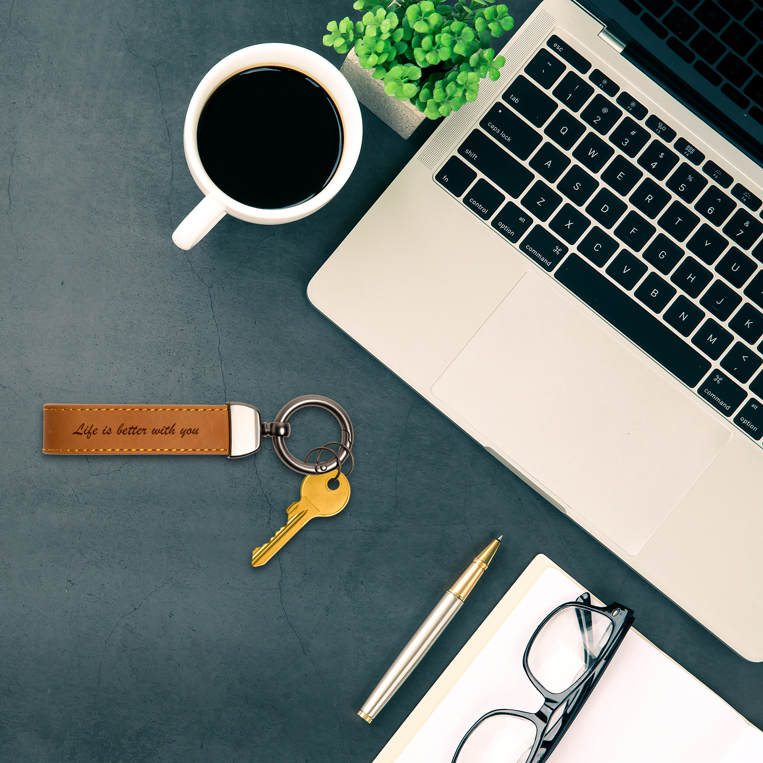 Leather Keychain Personalized Leather Keychain with Engraving, Logo Keychain Personalize Gift Fujifilm Print Life Fujifilm Print Life Personalized Photo Gift Made in Canada