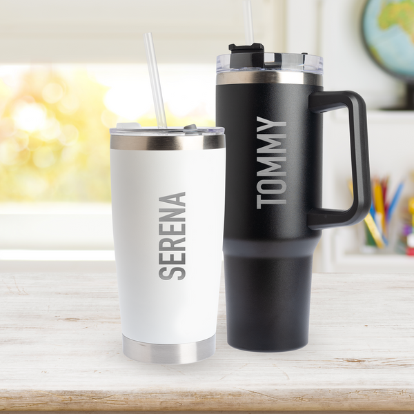 Engraved Stainless Steel Tumbler Personalized Engraved Tumbler Drinkware Fujifilm Fujifilm Print Life Personalized Photo Gift Made in Canada