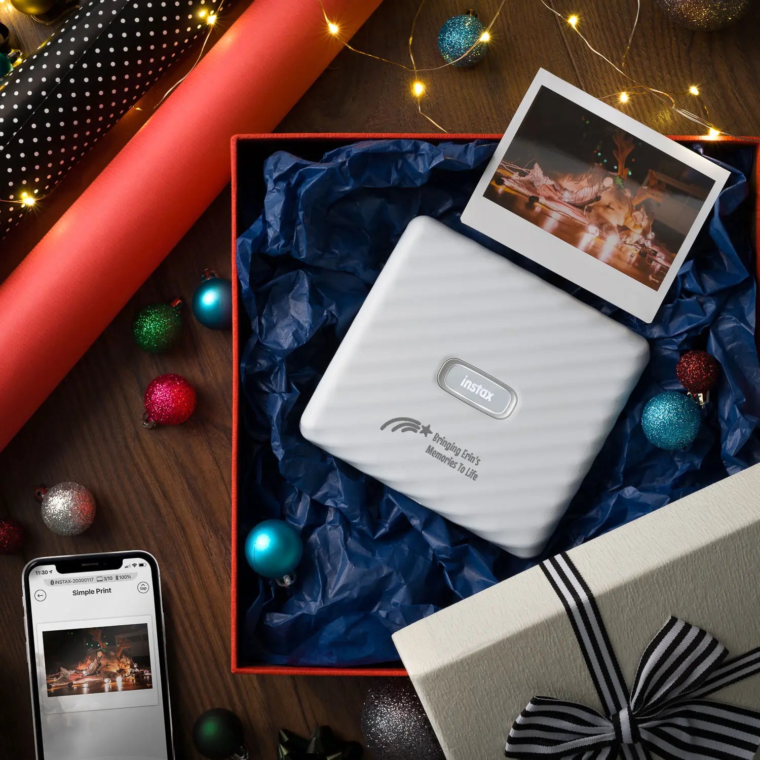 Fujifilm instax Link WIDE Printer   Personalized Photo Gift Made in Canada