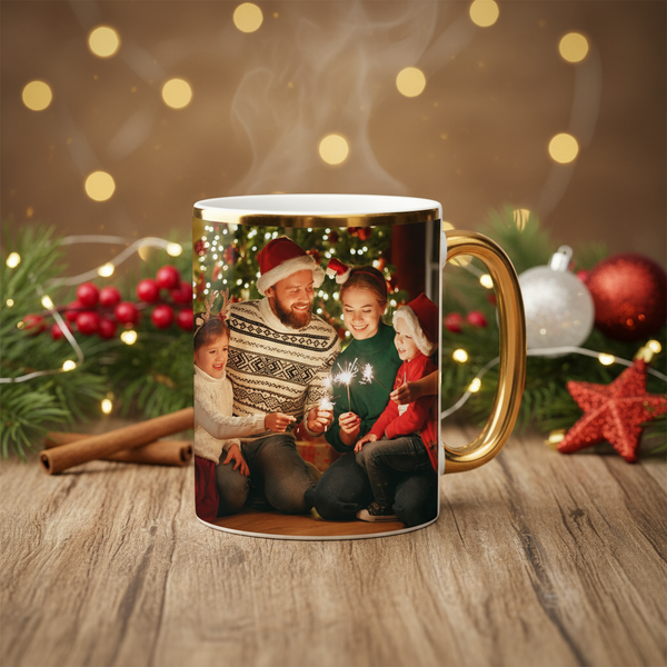 Gold Rimmed Mug