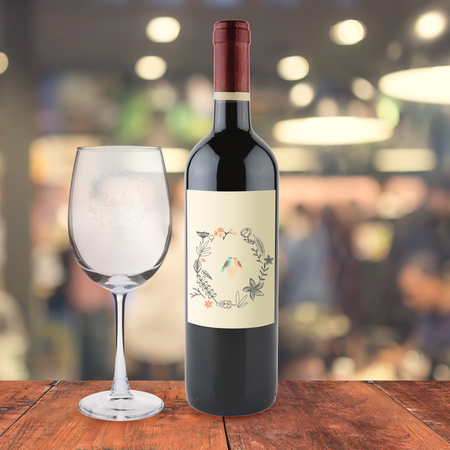 Personalized Wine Glass