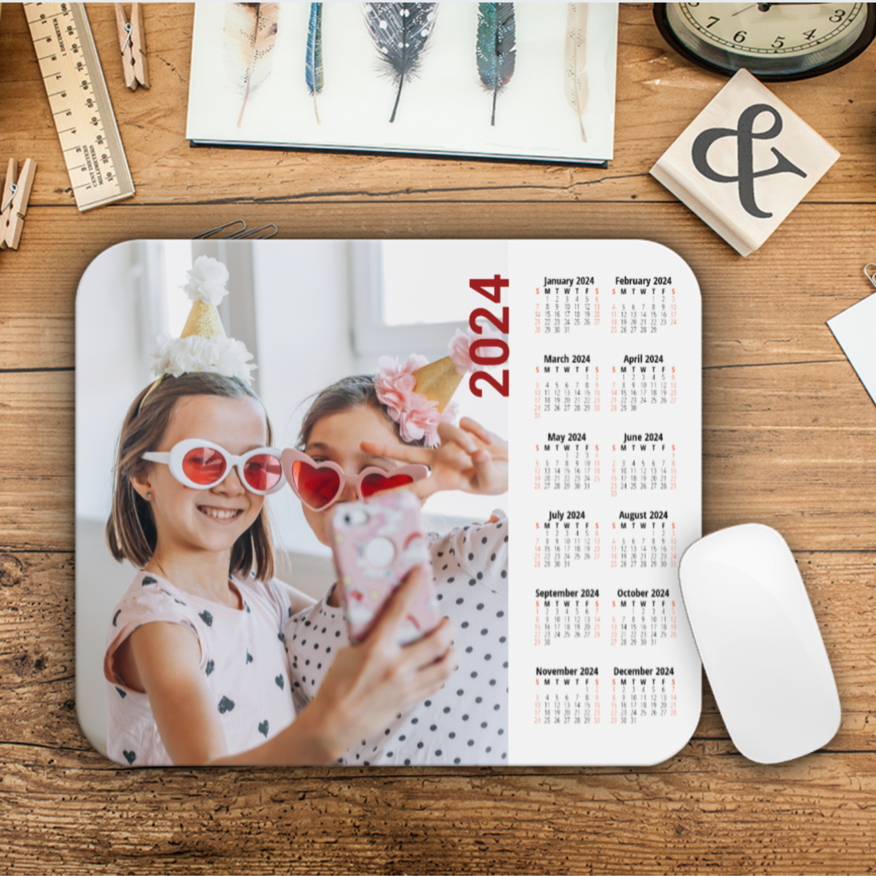 Mousepad Calendar   Fujifilm Print Life Fujifilm Print Life Personalized Photo Gift Made in Canada