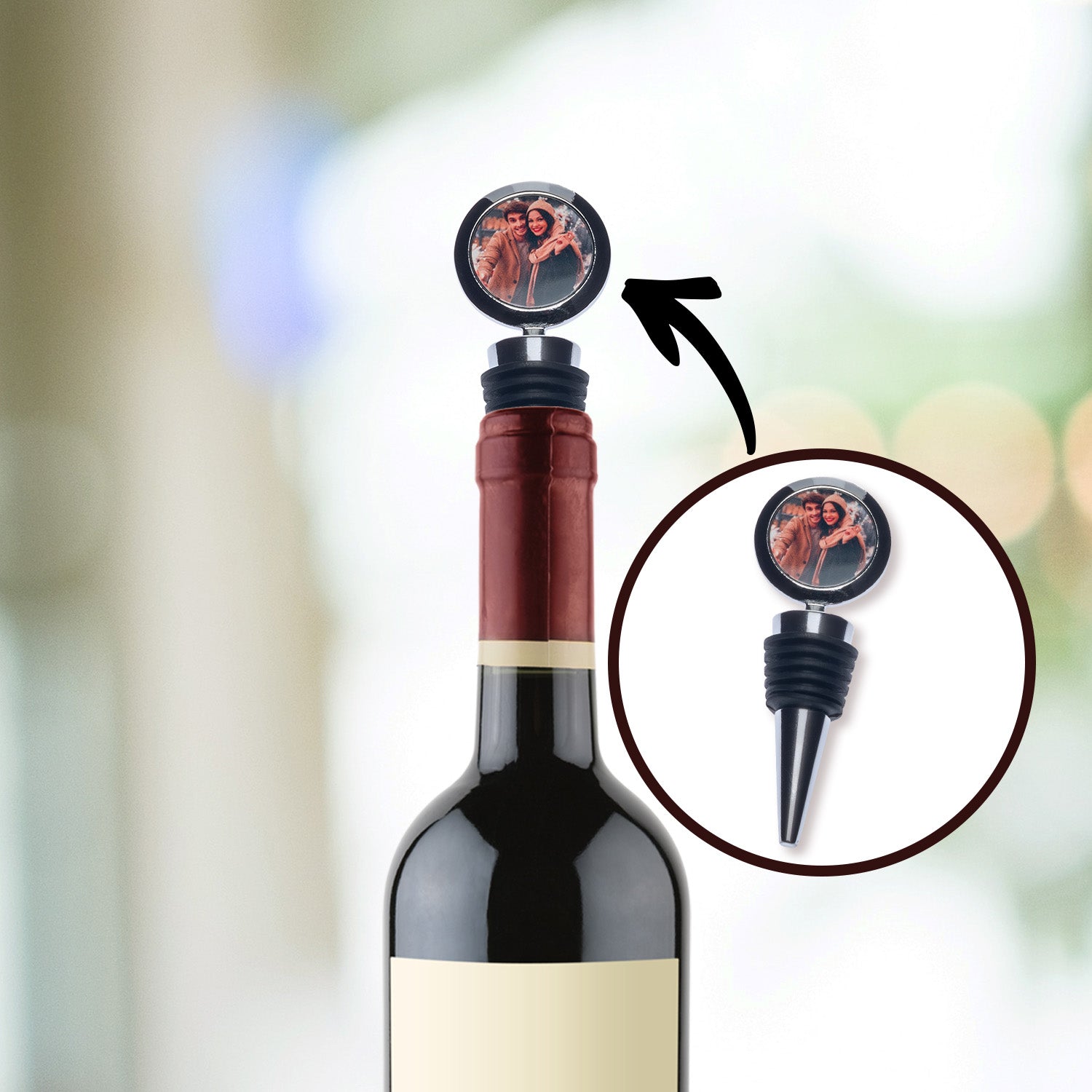 Personalized Wine Stopper  Personalize Gift Fujifilm Fujifilm Print Life Personalized Photo Gift Made in Canada