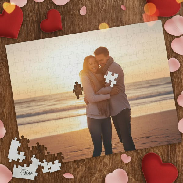 Valentine's Day Personalized Puzzle - No Center Pieces
