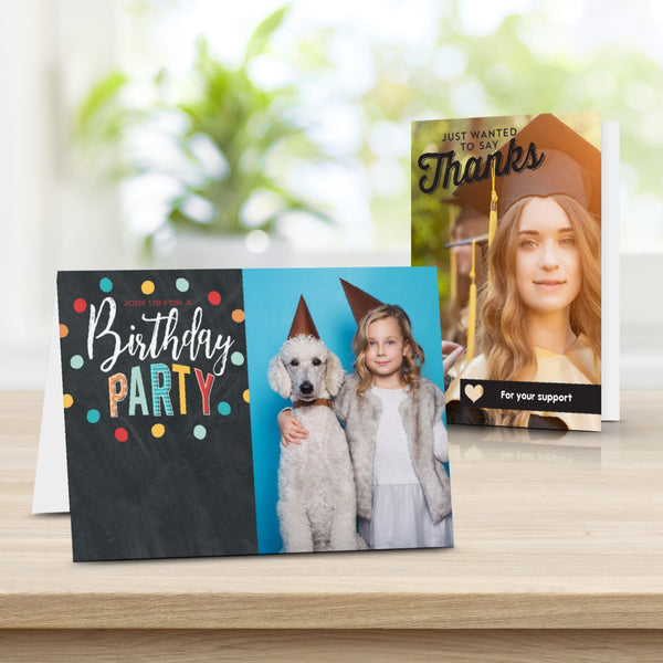 5x7 Folded Card 5x7 Folded Greeting Cards Greeting Card Fujifilm Fujifilm Print Life Personalized Photo Gift Made in Canada