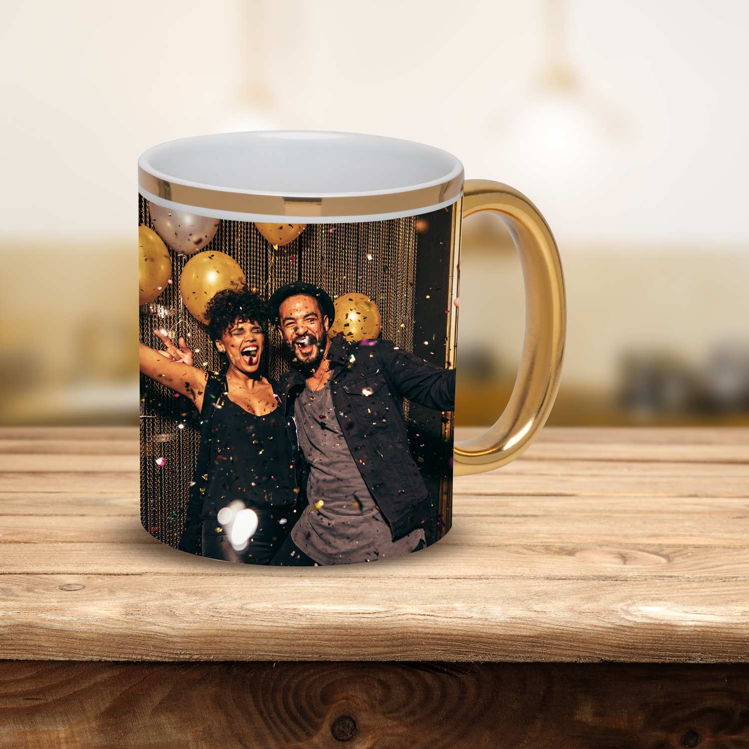 Gold Rimmed Mug Personalized Gold Rimmed Mugs  Fujifilm Fujifilm Print Life Personalized Photo Gift Made in Canada
