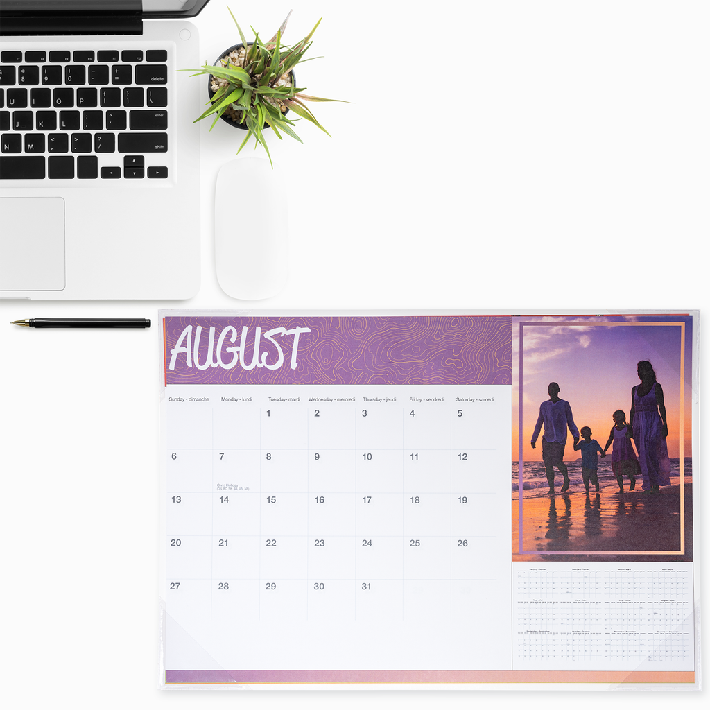 Personalized Desktop Calendar