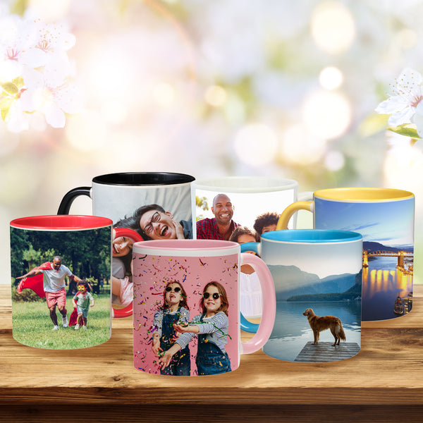 Custom Ceramic Photo Mugs Personalized Photo Mugs Personalized Photo Gift Fujifilm Fujifilm Print Life Personalized Photo Gift Made in Canada