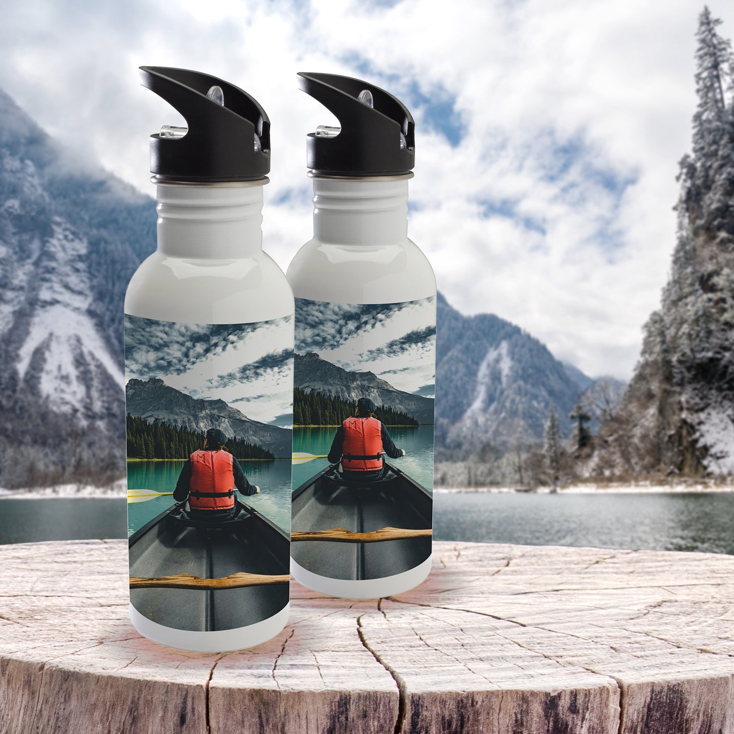 Water Bottle Custom Photo Water Bottle, Personalized Photo Water Bottle  Fujifilm Print Life Fujifilm Print Life Personalized Photo Gift Made in Canada