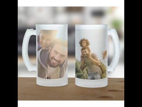 Personalized Frosted Been Stein, Photo Beer Mug in Canada