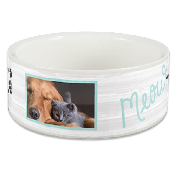 Dog top bowl personalised